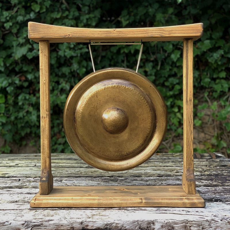 Gong Nipple 36 con soporte de madera