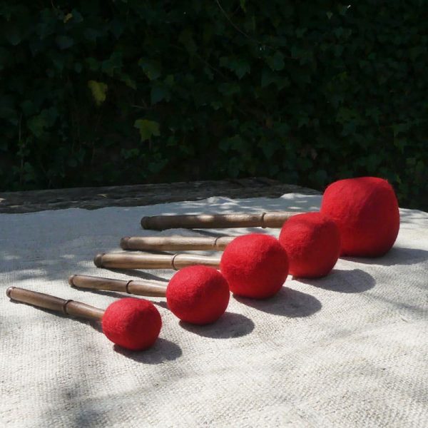 Mazas para Gongs y Cuencos Tibetanos