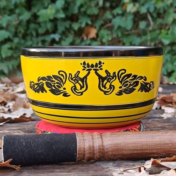 Cuenco Tibetano Amarillo Ø 17 cm