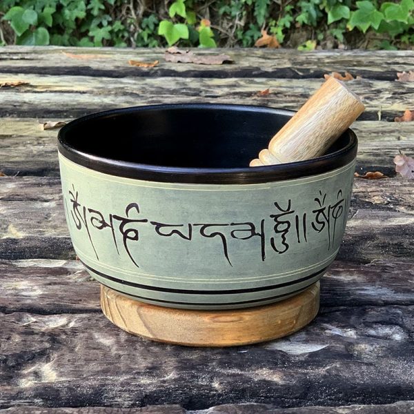 Cuenco Tibetano Verde Ø 18 cm