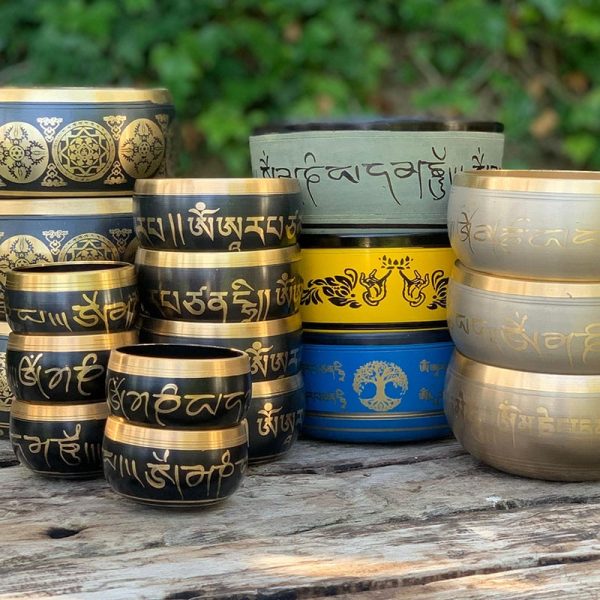 Cuencos tibetanos Decorados
